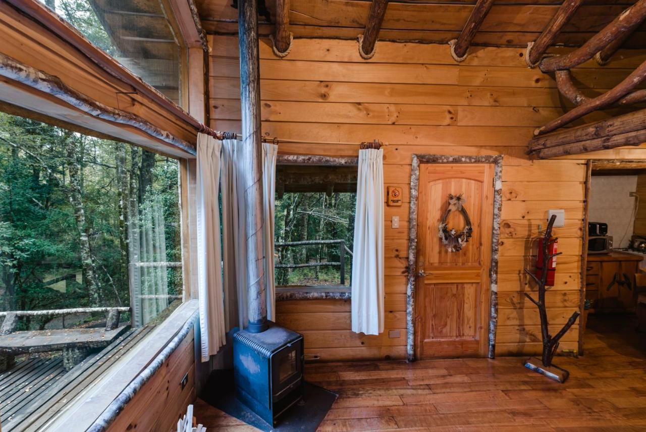 Huilo Huilo Cabanas Del Bosque 푸에르토 푸이 외부 사진